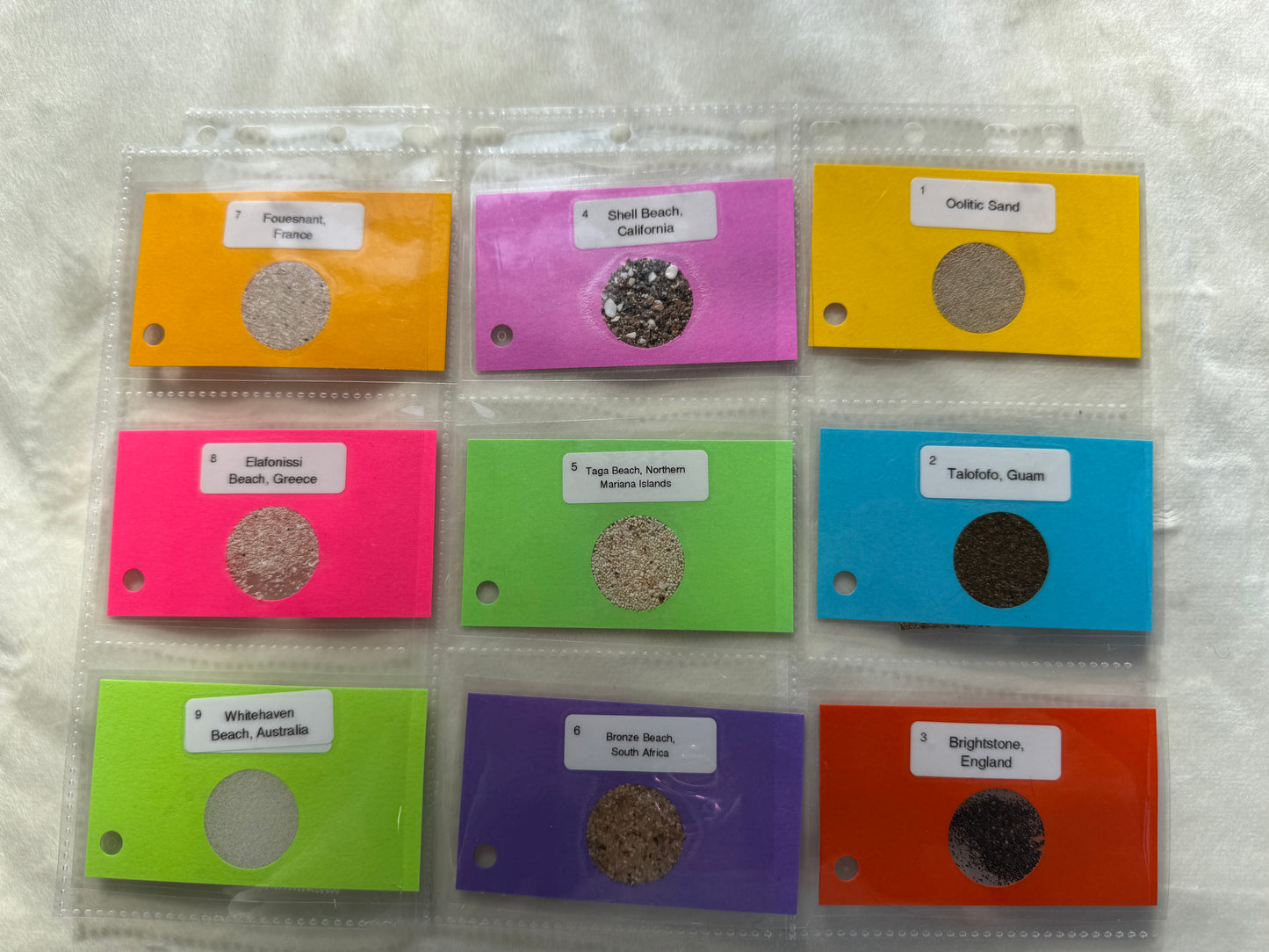 Sheet of 9